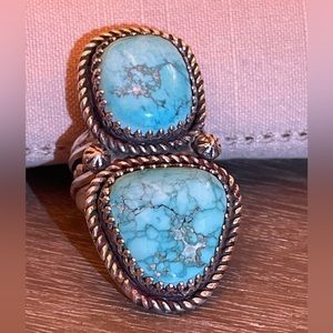 Size 7/2 Hand made Artisan Native American Ring